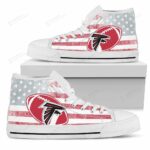 Atlanta Falcons Personalized Name High Top Shoes Custom Sneakers MTE01