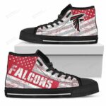 Atlanta Falcons Personalized Name High Top Shoes Custom Sneakers MTE05