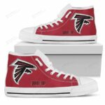 Atlanta Falcons Personalized Name High Top Shoes Custom Sneakers MTE11