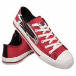 Atlanta Falcons Red Low Top Shoes