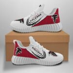 Atlanta Falcons White Red Beze Sneakers