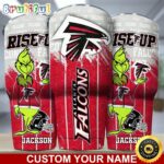 Custom Name NFL Atlanta Falcons Tumbler Grinch Tumbler For Fans