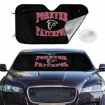 Forever Faithful Atlanta Falcons Car Sunshades Heatproof Black Car Sunshade