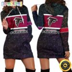NFL Atlanta Falcons Hoodie Dress All Over Print For Women Hoodie