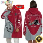 Personalized NFL Atlanta Falcons Blanket Hoodie Unisex Hoodie For Football Fans