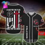 [The best selling] Custom Atlanta Falcons Stand For The Flag Full Printed Baseball Jersey