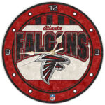 The Memory Company Atlanta Falcons 12” Art-Glass Wall Clock | Halifax Shopping Centre
