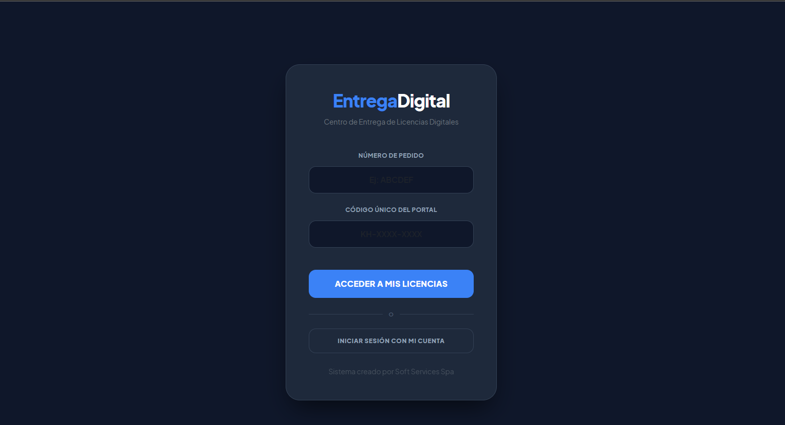 Portal de entrega