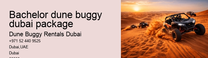 bachelor dune buggy dubai package