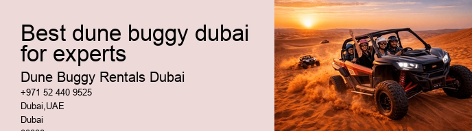 best dune buggy dubai for experts