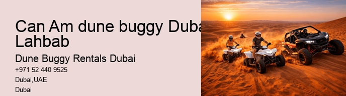 Can Am dune buggy Dubai Lahbab