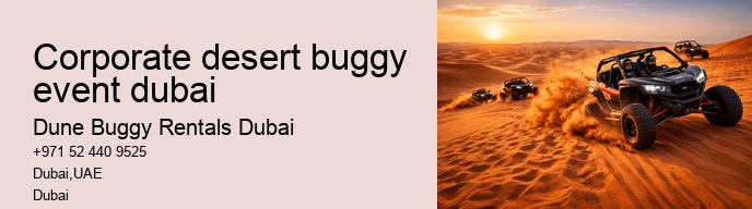 corporate desert buggy event dubai