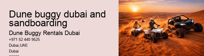 dune buggy dubai and sandboarding