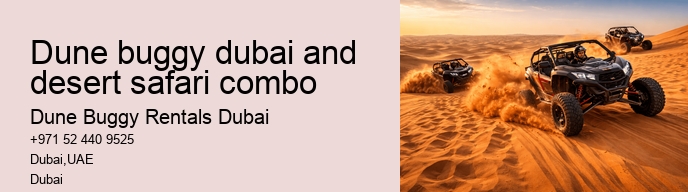 dune buggy dubai and desert safari combo