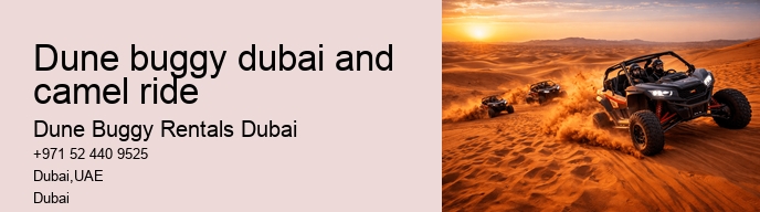 dune buggy dubai and camel ride