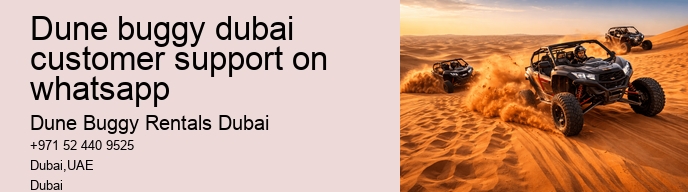 dune buggy dubai customer support on whatsapp