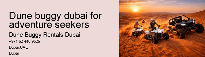 dune buggy dubai for adventure seekers