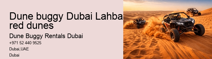 Dune buggy Dubai Lahbab red dunes