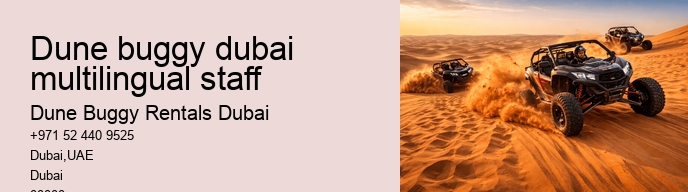 dune buggy dubai multilingual staff