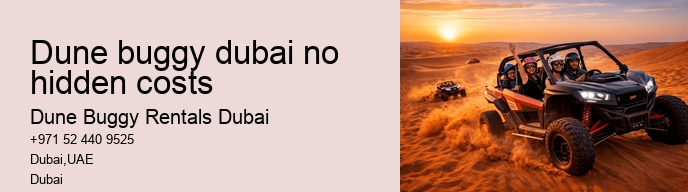 dune buggy dubai no hidden costs