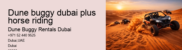 dune buggy dubai plus horse riding