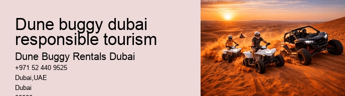 dune buggy dubai responsible tourism