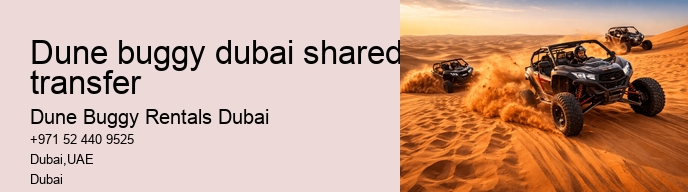 dune buggy dubai shared transfer