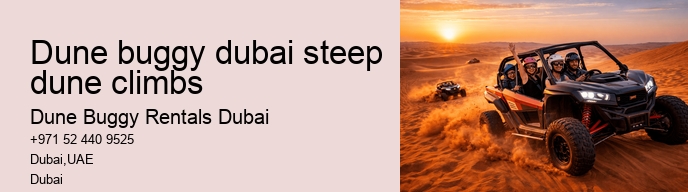 dune buggy dubai steep dune climbs