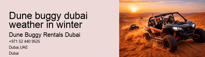 dune buggy dubai weather in winter