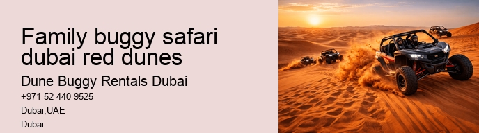 family buggy safari dubai red dunes