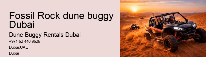 Fossil Rock dune buggy Dubai