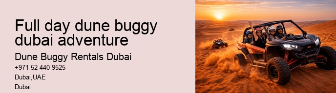 full day dune buggy dubai adventure