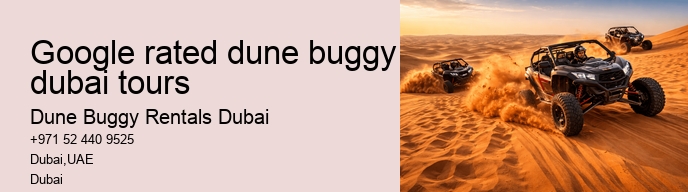 google rated dune buggy dubai tours
