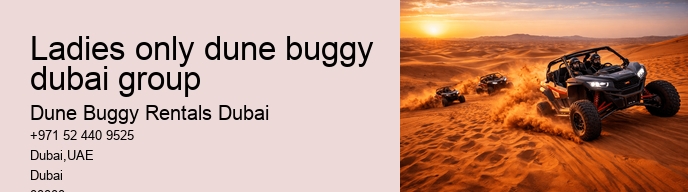 ladies only dune buggy dubai group