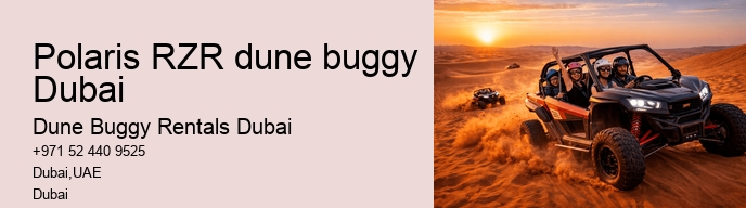 Polaris RZR dune buggy Dubai