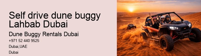 Self drive dune buggy Lahbab Dubai