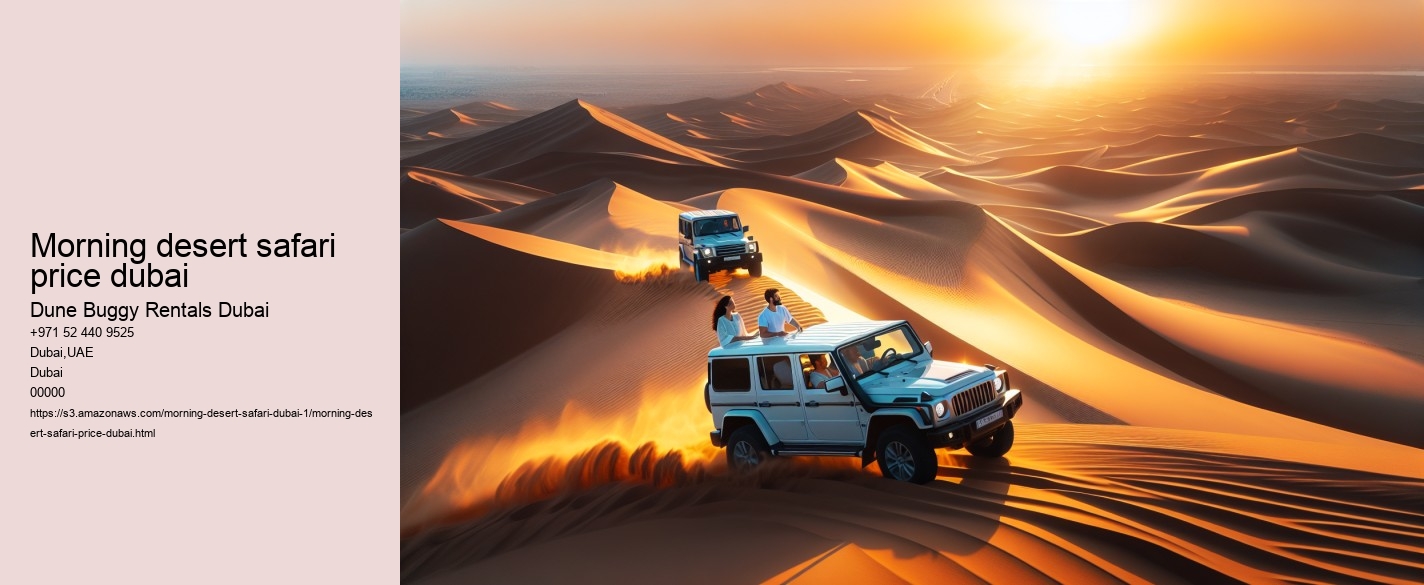 morning desert safari price dubai