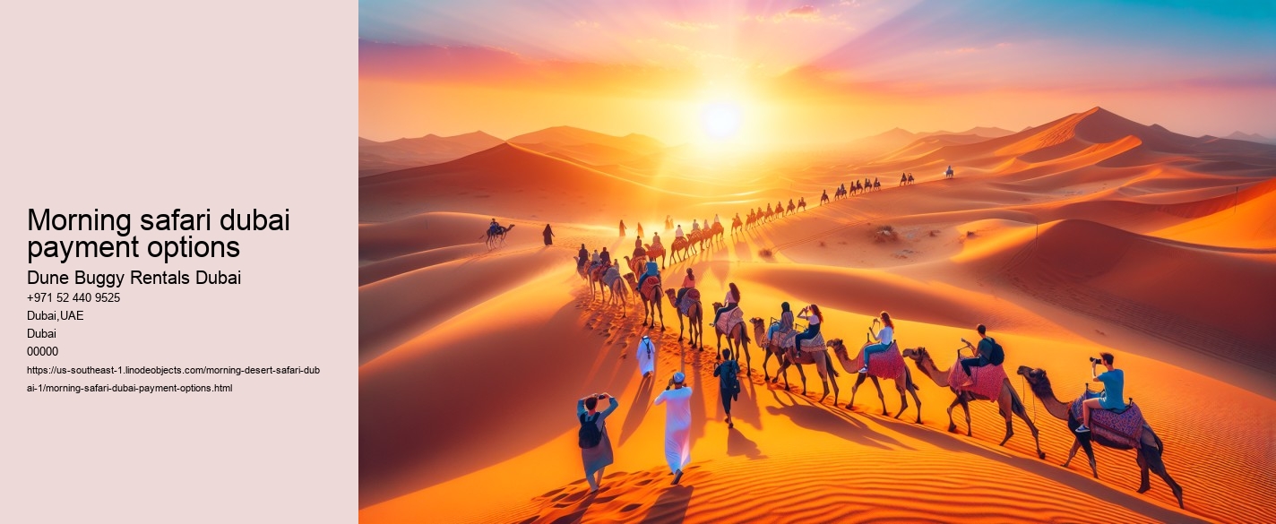 morning safari dubai payment options