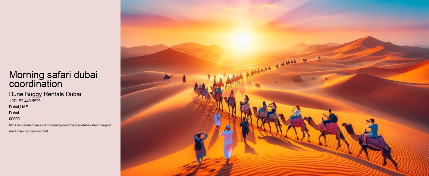 morning safari dubai coordination