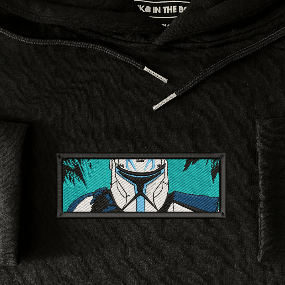 Captain Rex Art Embroidered Hoodie Black (4)