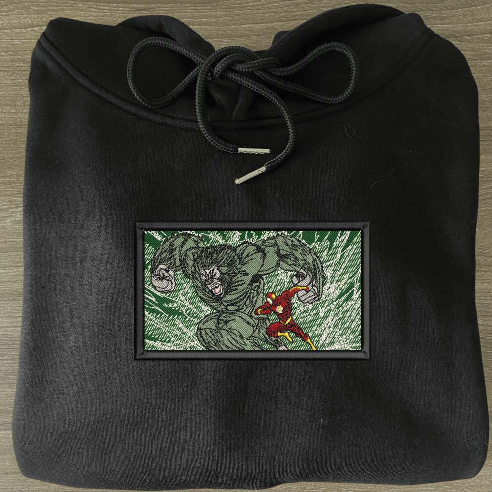 Gorilla Grodd x The Flash Embroidered Hoodie Black 3 2.png