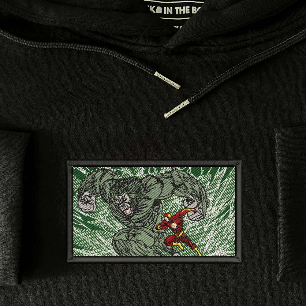 Gorilla Grodd x The Flash Embroidered Hoodie Black 1 2.png