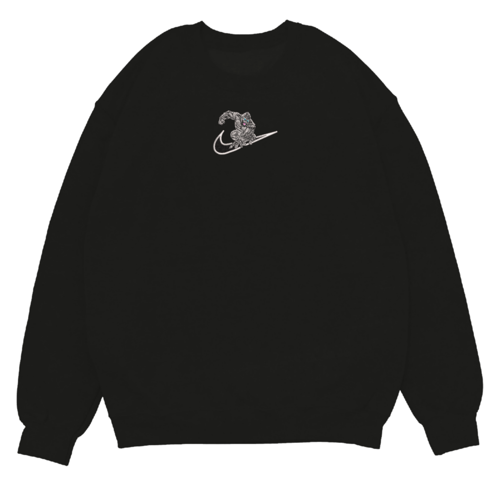 Telepathic Beast Embroidered Sweatshirt (1)