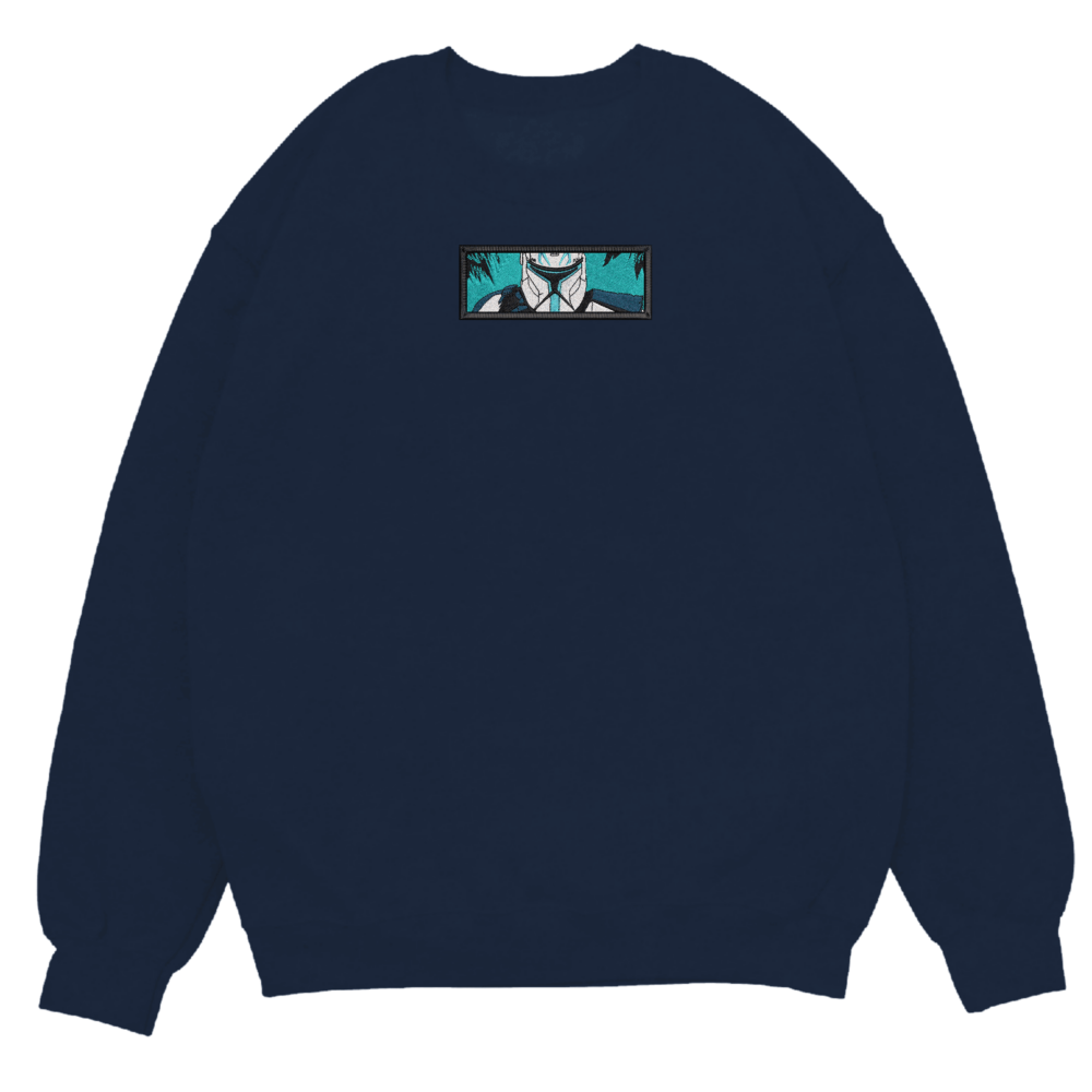 Captain Rex Art Embroidered Sweatshirt Navy