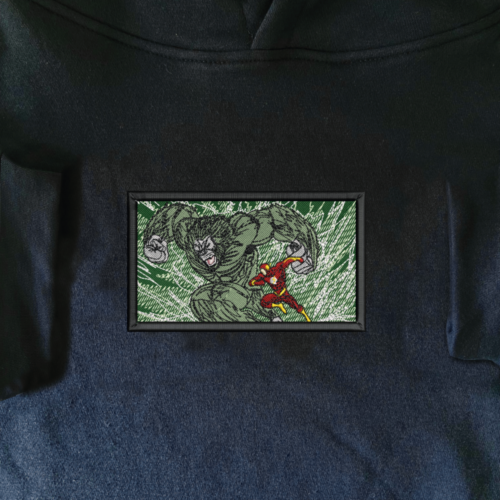 Gorilla Grodd x The Flash Embroidered Hoodie Navy 1 2.png