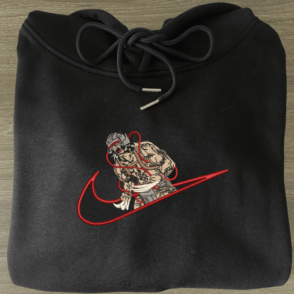 weapon X wolverine Embroidered Hoodie Black (3)