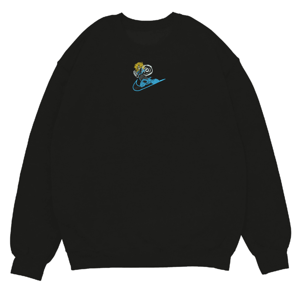 Stealth Guardian Embroidered Sweatshirt Black