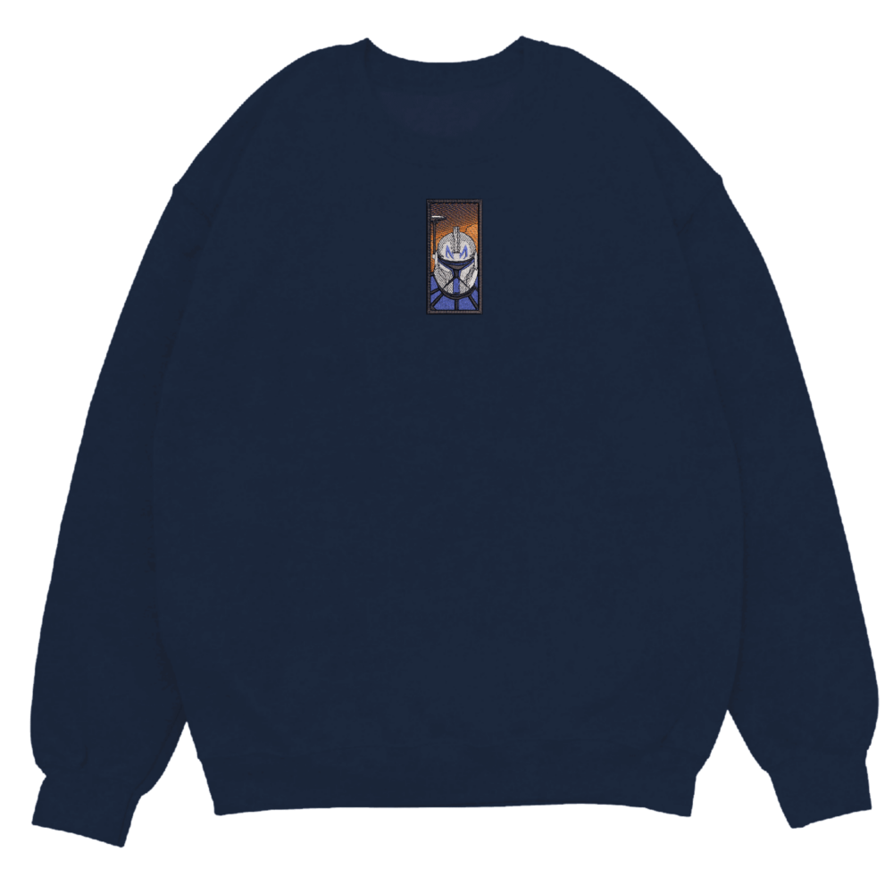 Brave Leader Embroidered Sweatshirt Navy