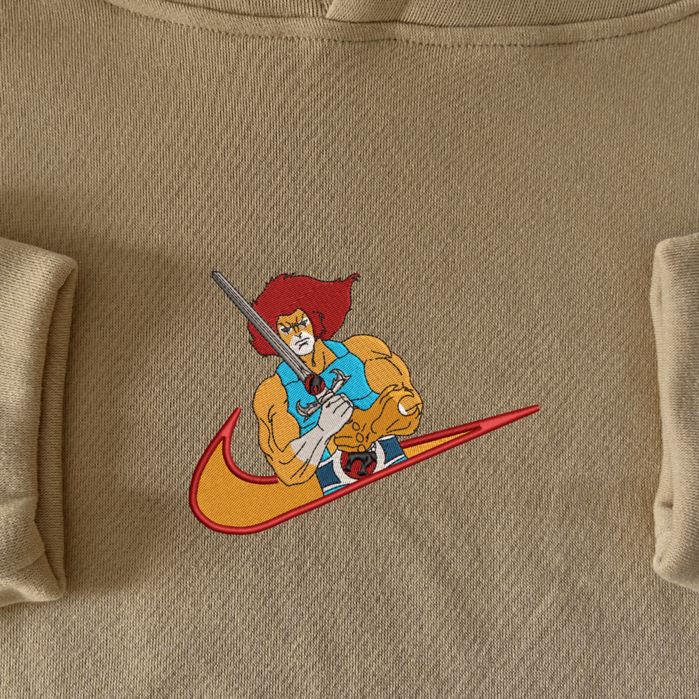 Thundercats Embroidered Hoodie sand (1)