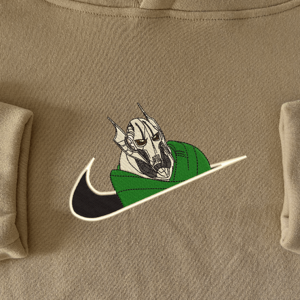 Grievous Embroidered Hoodie Sand (1)